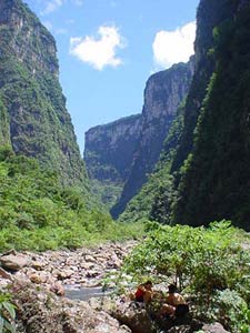 Fundo do Canyon do Malacara.