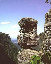 Pedra do Segredo -  no topo do Canyon Fortaleza.